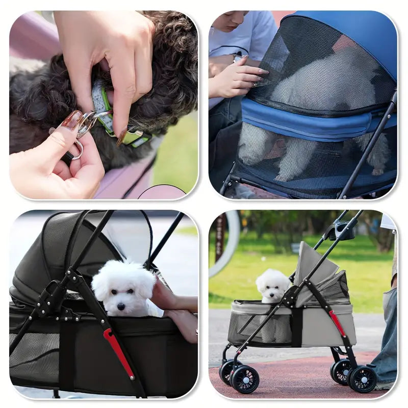 Bark & Buff™ Foldable Pet Stroller