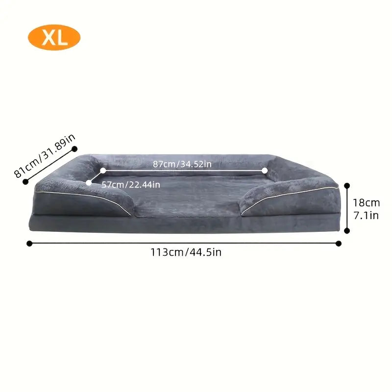 Bark & Buff™ Large Deluxe Orthopedic Dog Bed