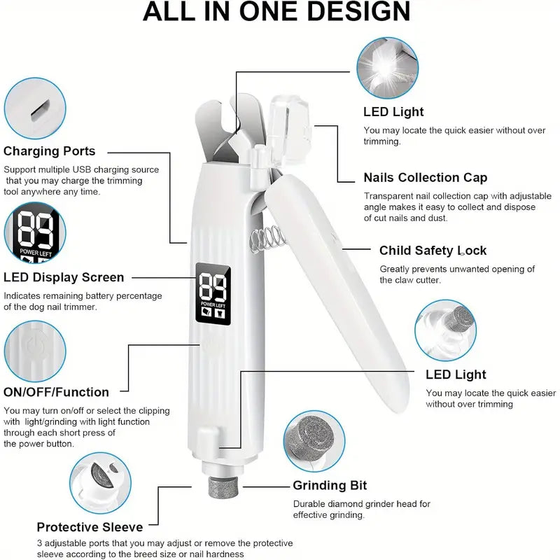 Bark & Buff™ Nail Clippers & Grinder