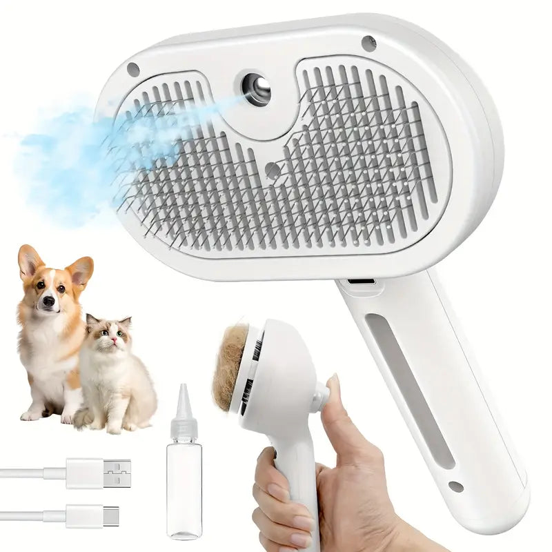 Bark & Buff™ Pet Grooming Mist Brush