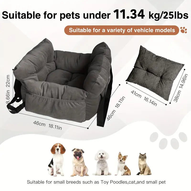 Bark & Buff™ Dog Carrier Car Seat