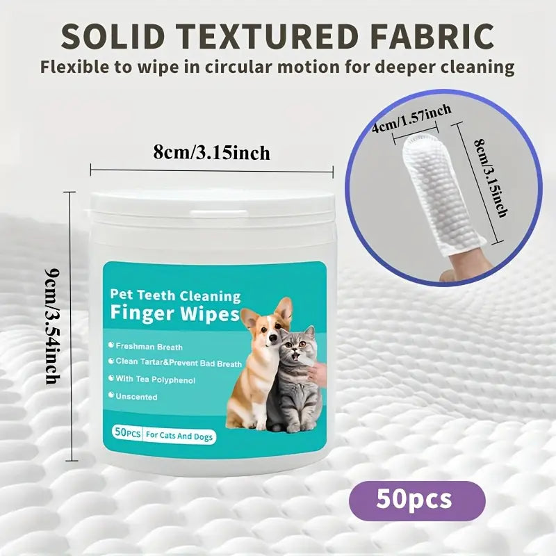 Bark & Buff™ Pet Cleaning Finger Wipes