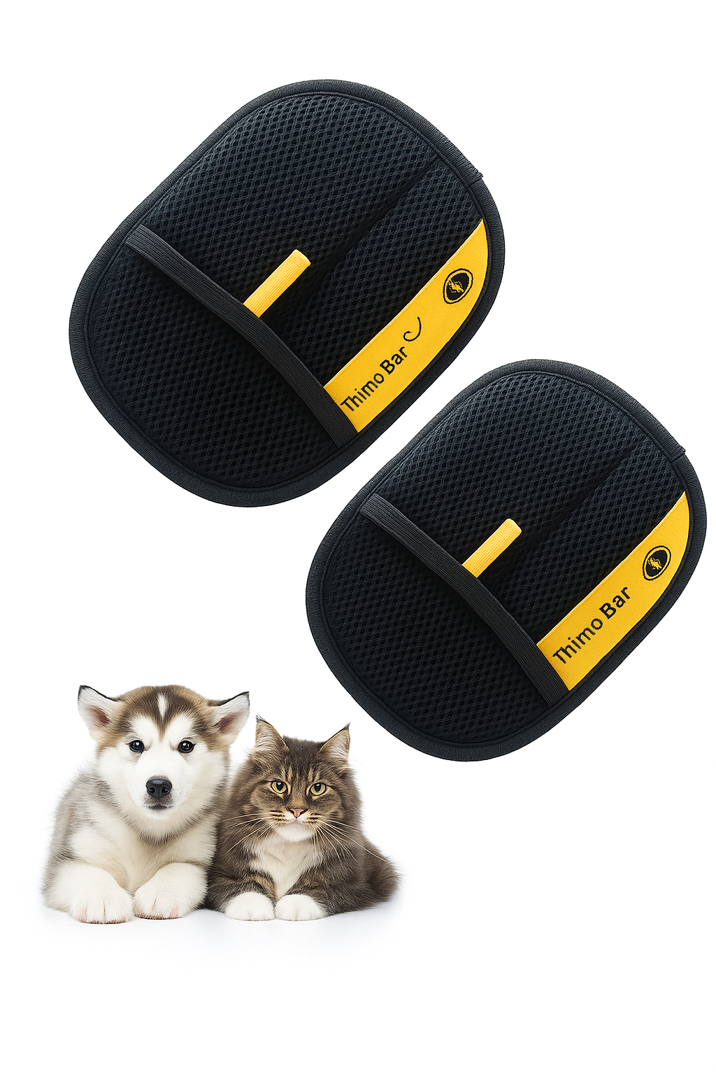 Bark & Buff™ De-shedding Grooming Gloves