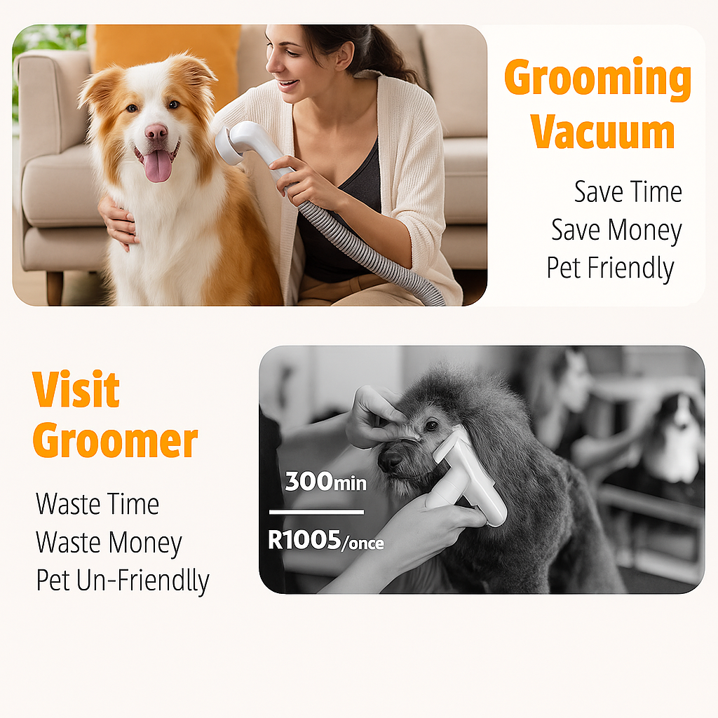Bark & Buff™ 7-in-1 Pet Grooming Kit & Vacuum