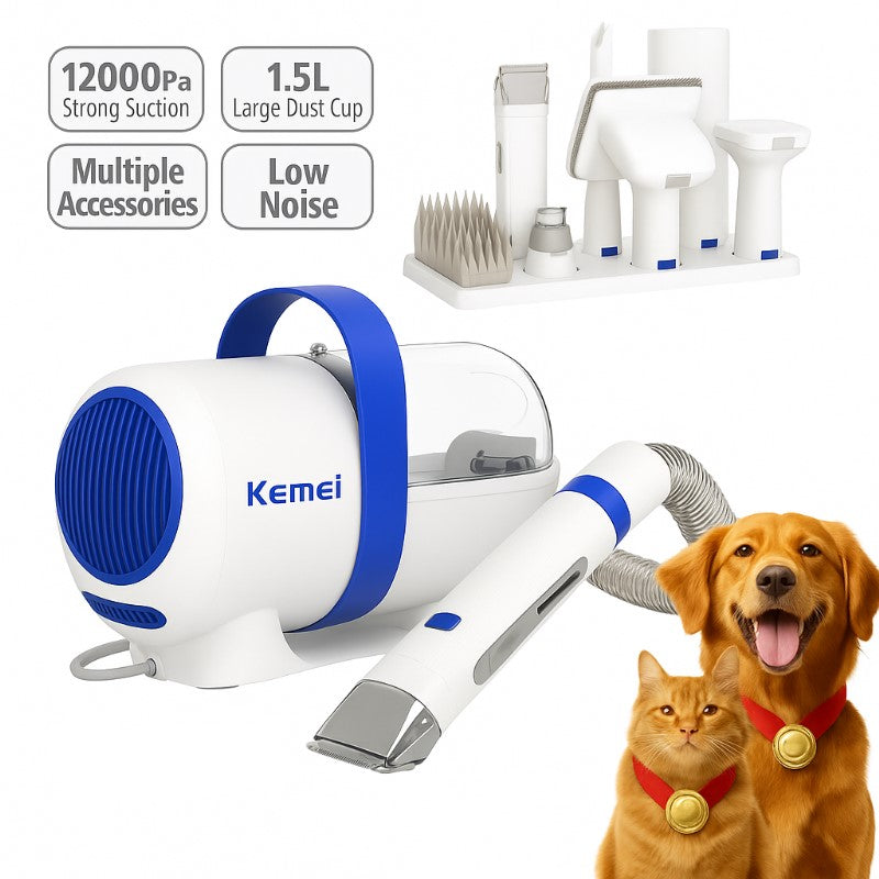 Bark & Buff™ 7-in-1 Pet Grooming Kit & Vacuum