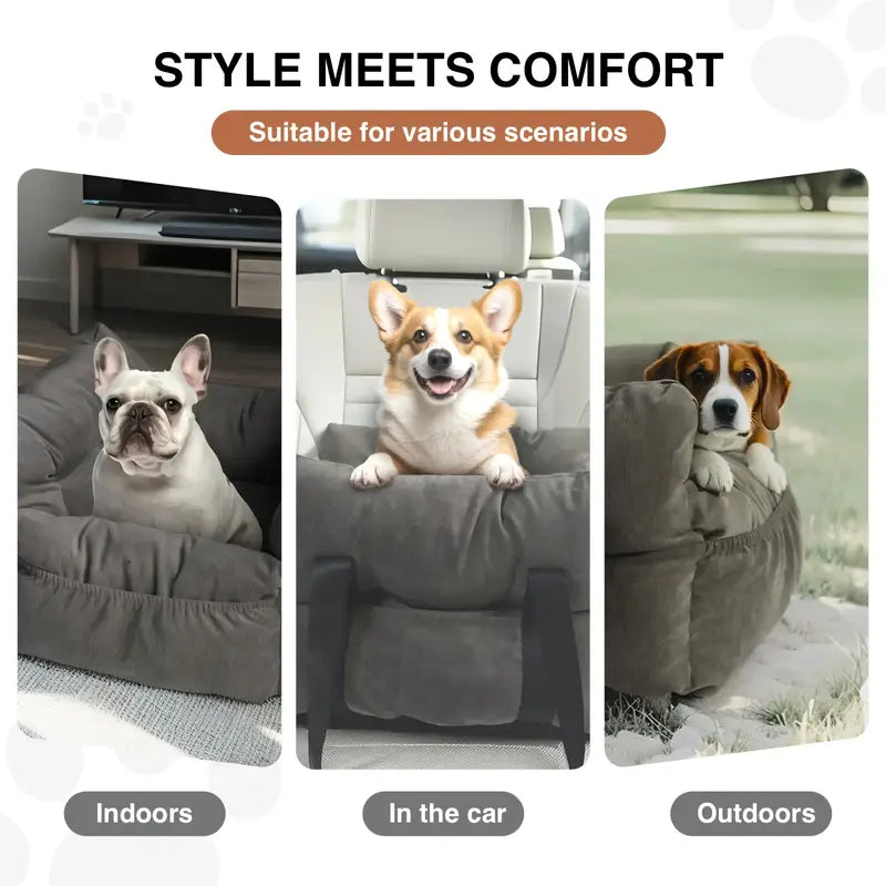 Bark & Buff™ Dog Carrier Car Seat