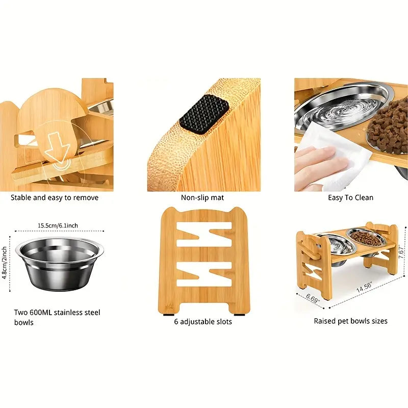 Bark & Buff™ Elevated Feeding Bowls