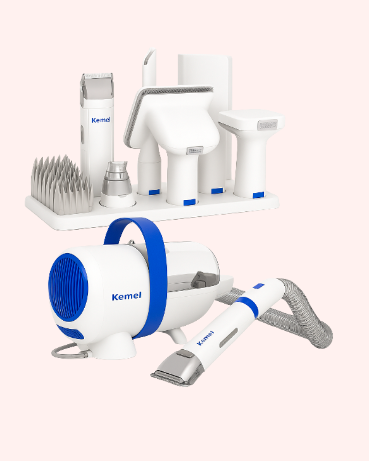 Bark & Buff™ 7-in-1 Pet Grooming Kit & Vacuum